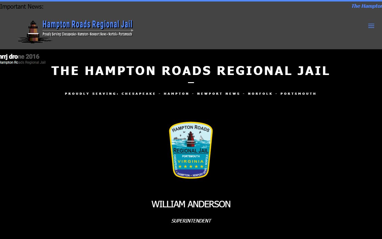 Norfolk jail mugshots Hampton Roads Regional Jail