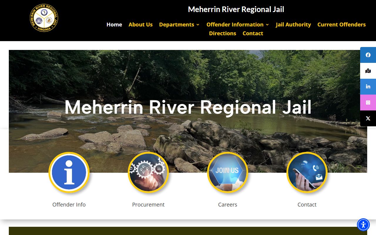 Dinwiddie County jail mugshots — Meherrin River Regional Jail