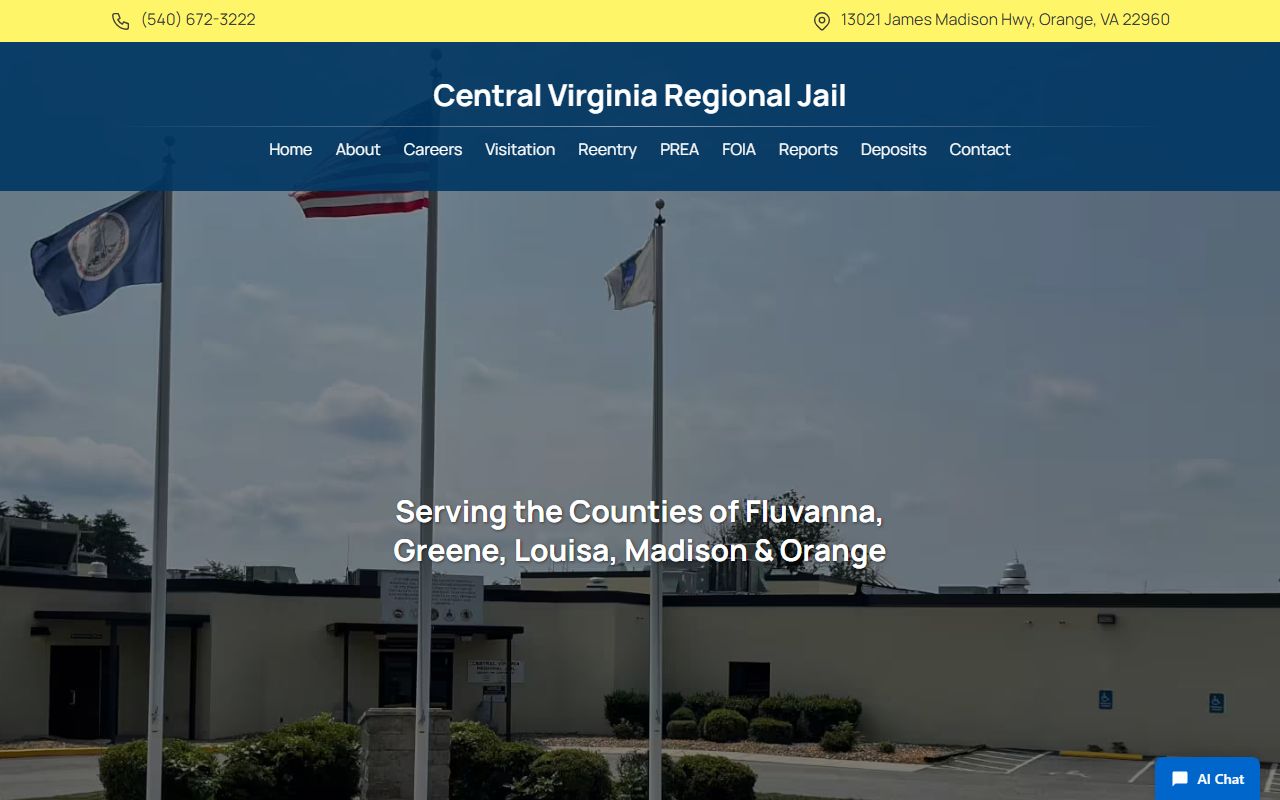 Greene County jail mugshots — Central Virginia Regional Jail