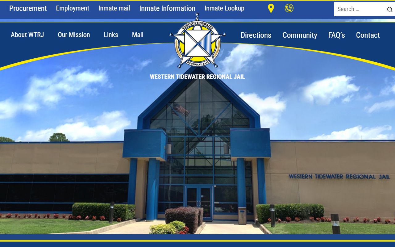 Isle of Wight County jail mugshots — Western Tidewater Regional Jail website