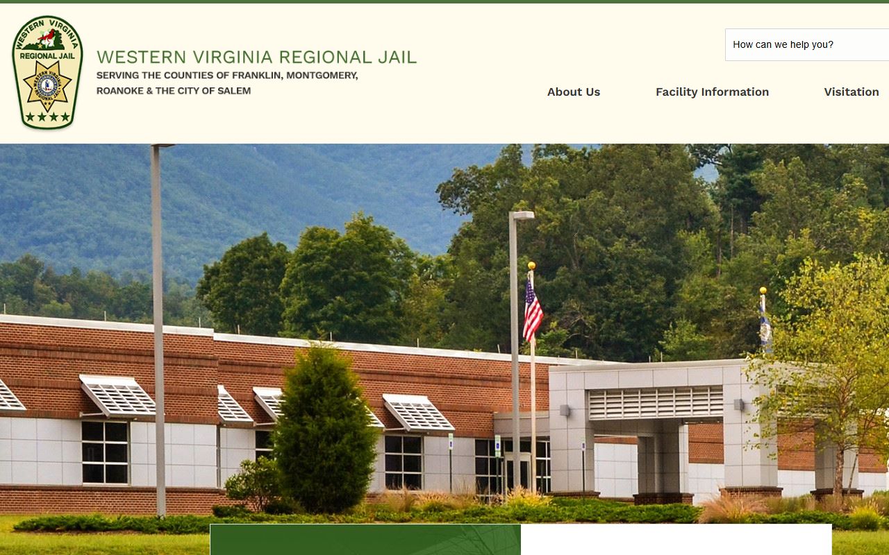 Montgomery County jail mugshots Western Virginia Regional Jail website