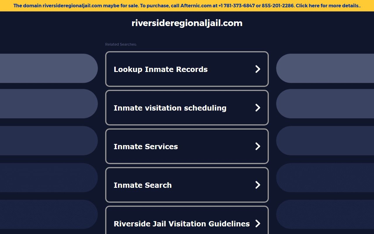 Surry County jail mugshots — Riverside Regional Jail home page